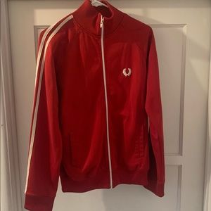 Fred Perry Red Track Jacket Men’s Medium
